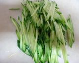 簡単♫冷やし中華風★ささみの中華サラダ作り方3写真