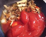 ベーコン抜き!トマトソースパスタ作り方2写真