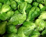 芽キャベツの、酢の物作り方1写真