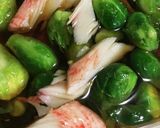 芽キャベツの、酢の物作り方3写真