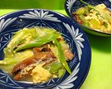 *にしんの蒲焼き缶で卵とじ*作り方4写真