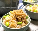 生姜香る帆立貝柱の炊き込みご飯STAUB作り方10写真