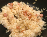 ごはんで簡単、ソーセージと玉ねぎのピラフ作り方4写真