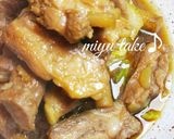 圧力鍋で♡豚軟骨と牛蒡と白菜の煮物♪作り方16写真