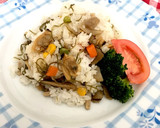 あさりと高野豆腐の煮物で、あさりごはん作り方4写真