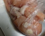 レンコンとむね肉の味噌炒め煮作り方1写真