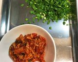 キムチ炒飯作り方1写真