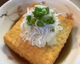 簡単！厚揚げのしらす&おろしポン酢作り方3写真