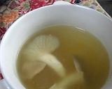 簡単♪きのことチーズのコンソメスープ♪作り方1写真