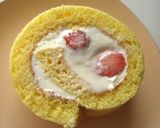 いちごのふわふわロールケーキ作り方4写真