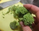 牛豚ミンチとブロッコリーのハンバーグ作り方2写真