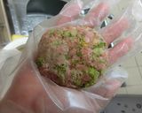 牛豚ミンチとブロッコリーのハンバーグ作り方11写真