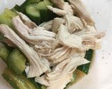 鶏胸肉の中華風サラダ作り方4写真