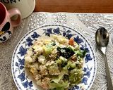 三つ葉入り♪鮭レタスチャーハン☆★作り方7写真