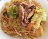 八宝菜の素&冷凍麺で！あんかけ焼きそば作り方8写真