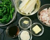 春のレシピ。たけのこと菜の花のパスタ作り方1写真