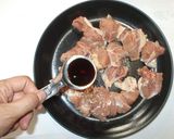 鶏もも肉の甘酢炒め♪簡単豆板醤作り方3写真