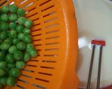 レンジで三分豆乳でえんどう豆入豆腐作り方5写真