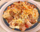 *鶏肉とじゃがいものチーズ焼き*作り方10写真