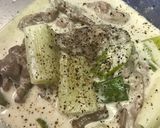 レンジで簡単★ビーフストロガノフ作り方4写真