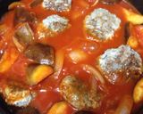 いわしハンバーグとなすのトマトソース煮作り方5写真