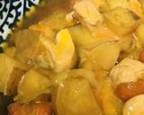 玉子でとじる●鶏の肉じゃが作り方4写真