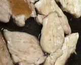 鶏肉の薄切りサッと炒め☆甘辛蜂蜜ソース作り方3写真