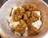 から揚げ親子丼作り方6写真
