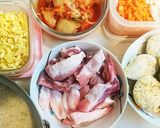 春さつまいもで♪春色キムチチャーハン炒飯作り方1写真