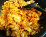 春さつまいもで♪春色キムチチャーハン炒飯作り方6写真