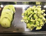 簡単キウイのヨーグルトタルトケーキ作り方4写真