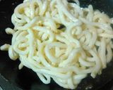 マヨソテー式チーズおこげ焼きうどん作り方2写真