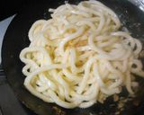 マヨソテー式チーズおこげ焼きうどん作り方4写真