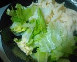 マヨソテー式チーズおこげ焼きうどん作り方6写真