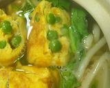 えんどう豆入り卵焼きうどん作り方10写真