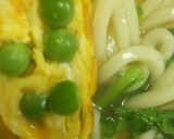 えんどう豆入り卵焼きうどん作り方11写真