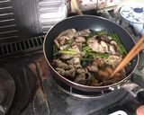 簡単！ニンニクの芽と豚バラの味噌炒め作り方14写真