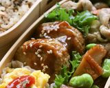 超簡単！冷凍で煮込みハンバーグお弁当用作り方8写真