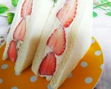 苺のカフェオレクリームサンド❤作り方6写真