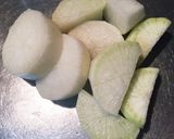 超簡単 大根の梅煮作り方1写真
