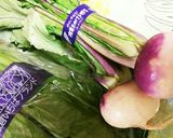 鎌倉野菜♡卵入り♪シャキシャキスープ作り方1写真