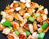 鶏ささみとホタテのピーナッツ炒め作り方6写真