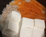 豆腐一丁、ツナにんじんのご飯作り方3写真