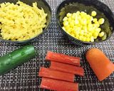 カレー風味★簡単【減塩!マカロニサラダ】作り方3写真