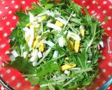 水菜とツナの簡単ミモザ風ホットサラダ✨作り方3写真