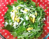 水菜とツナの簡単ミモザ風ホットサラダ✨作り方3写真