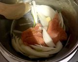 菜の花とスモークサーモンのスープパスタ作り方5写真