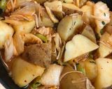 新じゃがとキムチの炒め煮作り方4写真