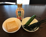 ☆厚揚&わかめ&きゅうりの味噌マヨ和え☆作り方1写真