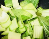チンゲン菜とうすあげのあっさりひたし煮作り方2写真